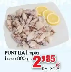 Congelados Copos Puntilla limpia oferta