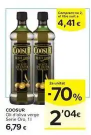 Caprabo Coosur - oli d'oliva verge serie oro oferta
