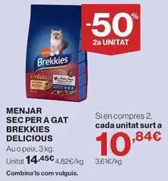Hipercor Brekkies - menjar sec per a gat oferta