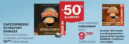 Hipercor Saimaza - café espresso extrafort oferta