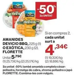 Hipercor Florette - amanides devicio bbq, o exotica oferta