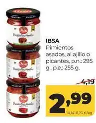 Alimerka Ibsa - pimientos asados, al ajillo o picantes oferta