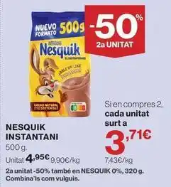 Hipercor Nestlé - nesquik instantani oferta