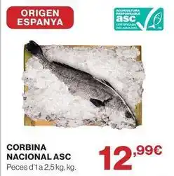 Hipercor Origen - corbina nacional oferta
