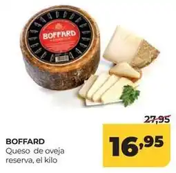 Alimerka Boffard - queso de oveja reserva oferta