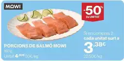 Hipercor Porcions de salmo oferta