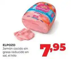 Alimerka Elpozo - jamón cocido sin grasa reducido en sal oferta