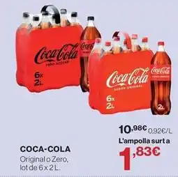 Hipercor Coca-cola - original oferta