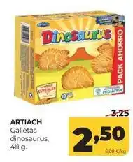 Alimerka Artiach - galletas dinosaurus oferta