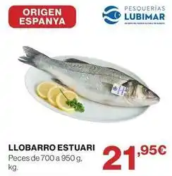 Hipercor Origen - llobarro estuari oferta