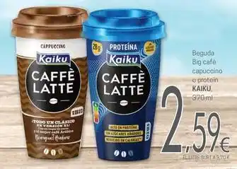 Kaiku - beguda big cafe capuccino o protein