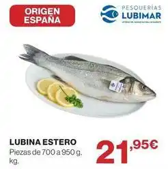 Supercor Origen - lubina estero oferta