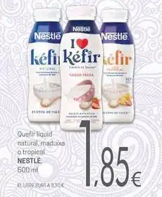 Valvi Supermercats Nestlé - quefir líquid natural, maduixa o tropical oferta