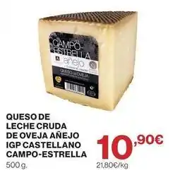 Supercor Estrella galicia - queso de leche cruda de oveja añejo igp castelano oferta