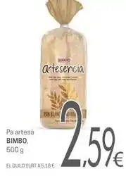 Valvi Supermercats Bimbo - pa artesà oferta
