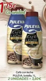 Alsara Supermercados Puleva - cafe con leche botella oferta