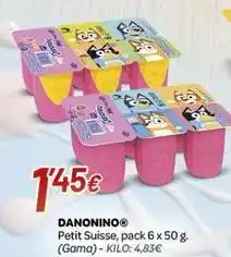 Alsara Supermercados Danonino - petit suisse oferta
