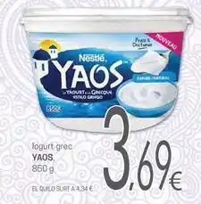 Valvi Supermercats Nestlé - iogurt grec oferta
