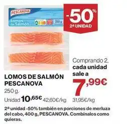 Supercor Pescanova - lomos de salmon oferta