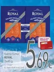 Valvi Supermercats Royal - salmó fumat oferta