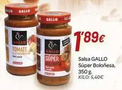 Alsara Supermercados Gallo - salsa super bolonesa oferta