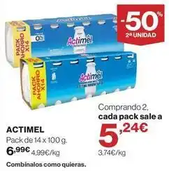 Supercor Danone - actimel oferta