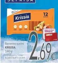 Valvi Supermercats Krissia - barretes surimi oferta