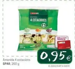 Valvi Supermercats Spar - amanida 4 estacions oferta