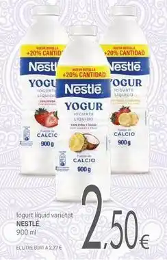 Valvi Supermercats Nestlé - yogur liquid varietat oferta