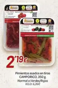 Alsara Supermercados Campo rico - pimientos asados en tiras oferta