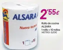 Alsara Supermercados Alsur - rollo de cocina oferta