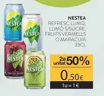Plusfresc Nestea - refresco llimo, llimo s/sucre, fruits vermells o maracujá oferta