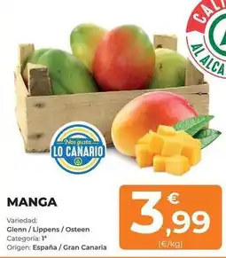 SPAR Gran Canaria Origen - manga oferta