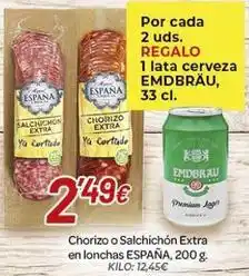 Alsara Supermercados España - chorizo o salchichon extra en lonchas oferta