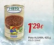 Alsara Supermercados Alsur - pisto oferta