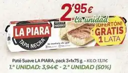 Alsara Supermercados La piara - pate suave oferta