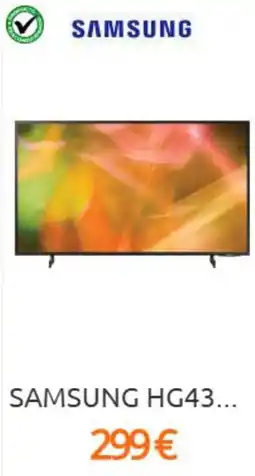 Eureka Electrodomésticos Samsung - hg43 oferta