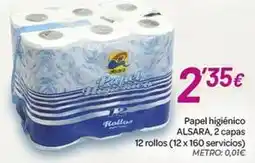 Alsara Supermercados Alsur - papel higiénico oferta
