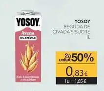Plusfresc Yosoy - beguda de civada s/sucre oferta