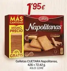 Alsara Supermercados Cuétara - galletas napolitanas oferta