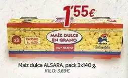 Alsara Supermercados Alsur - maiz dulce oferta