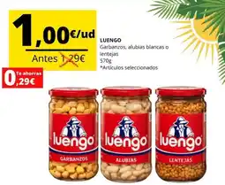 Tu Trébol Hipermercados Luengo - garbanzos oferta