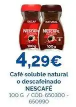 Dialsur Cash & Carry Nescafé - café soluble natural o descafeinado oferta