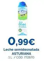 Dialsur Cash & Carry La asturiana - leche semidesnatada oferta