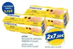 Cash Ecofamilia Ribeira - atún en aceite girasol oferta