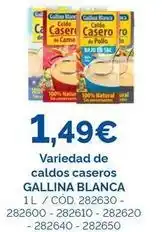 Dialsur Cash & Carry Gallina blanca - variedad de caldos caseros oferta