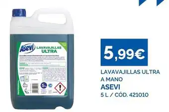 Asevi - lavavajillas ultra a mano