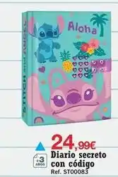 DRIM Stitch - diario secreto con codigo oferta