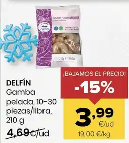 Autoservicios Familia Delfín Gamba pelada oferta