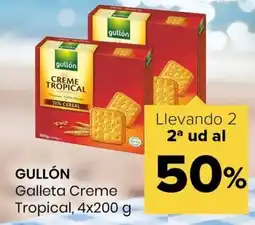 Autoservicios Familia Gullón Galleta Creme Tropical oferta